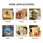 ARTME 18 Colors Acrylic Paint Set, 8.45oz/250 ml Large Bulk Acrylic Paint, Rich Pigment Art Painting Supplies for Artists and Beginners Painting on Canvas Wood Rocks Crafts Ceramic