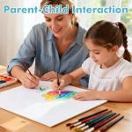 ESRICH 8x10 Canvas for Painting, 12 Pack Canvas Boards for Painting Primed Acid Free Blank Canvas Panels for Oil Paint, Watercolor, Acrylic Paint, Gouache and Tempera.