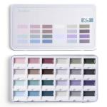 Fuumuui Watercolor Paint Set- 24-Color Opaque Semi-Moist Watercolor Paint, Gray Painting Sets Professional Art Supplies for Artists Adult Beginner Painters Amateur Hobbyists Painting