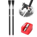 Mr. Pen- Eraser Pencil with Brush, 3 Pcs, 2 Eraser Pencils, 1 Sharpener, Artist & Drawing Set