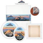 Paramount Contour Convex Profile Stretched Canvas,16x20 Oval Canvas, 5 Pack, 3/4" Deep - Double Primed for Oil, Acrylic, and Mixed Media Art - 100% Cotton Duck Medium Texture