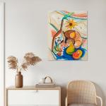 ESRICH Canvas for Painting 18x24 Inch, 2 Pack Canvas Boards for Painting Cotton Primed Acid Free Large Blank Canvases, Canvas Panels for Oil Paint, Watercolor, Acrylic Paint, Gouache and Tempera.