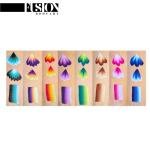 Fusion Body Art Face Painting Palette - Thin Strokes CANDY PALETTE (8 x 14gr) + Free 3/4" Flat Brush