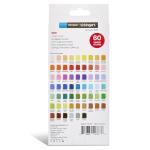 KINGART 60-Piece Oil Pastels Set, Soft Oil Pastels for Art Painting, Drawing, Blending, Art Supplies for Artists, Beginners, Students, Teachers