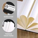 Sketchbook - Hardcover Sketch Pad, 8.5" x 11", Durable Sketch Book for Professional Adults, Artists and Amateurs, 68 lb/110 GSM, 58 Sheets, Use with Pens, Pencils, Sketching Stick