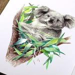 Sketchbook - Hardcover Sketch Pad, 8.5" x 11", Durable Sketch Book for Professional Adults, Artists and Amateurs, 68 lb/110 GSM, 58 Sheets, Use with Pens, Pencils, Sketching Stick