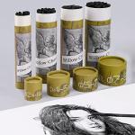 LOONENG Willow Charcoal Sticks, Natural Willow Charcoal for Artists, Beginners or Kids of All Skill Levels, Great for Sketching, Drawing and Shading, Approx 5-7mm in Diameter, Pack of 25