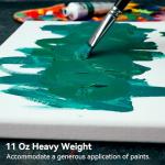 PHOENIX 12x16 Inch Pack of 2 Artist Canvas - Stretched Canvases for Painting - 3/4 Inch Profile, 100% Cotton 11 Oz. Gesso Primed White Blank Professional Canvas Oil & Acrylic Paints