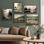 PHOENIX 12x16 Inch Pack of 2 Artist Canvas - Stretched Canvases for Painting - 3/4 Inch Profile, 100% Cotton 11 Oz. Gesso Primed White Blank Professional Canvas Oil & Acrylic Paints