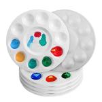 Zalduig Paint Tray Palettes, 6 Pack, Painting Supplies, Painting Palette for Kids, Plastic Palette