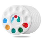 Zalduig Paint Tray Palettes, 6 Pack, Painting Supplies, Painting Palette for Kids, Plastic Palette