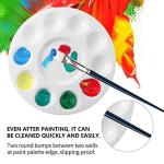 Zalduig Paint Tray Palettes, 6 Pack, Painting Supplies, Painting Palette for Kids, Plastic Palette