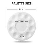 Zalduig Paint Tray Palettes, 6 Pack, Painting Supplies, Painting Palette for Kids, Plastic Palette