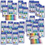 Color Swell Bulk Oil Pastels - 36 Packs with 12 Colors Each - Perfect for Kids, Classrooms, Parties, Students, Donations, Party Favors - Bulk Oil Pastels