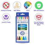 Color Swell Bulk Oil Pastels - 36 Packs with 12 Colors Each - Perfect for Kids, Classrooms, Parties, Students, Donations, Party Favors - Bulk Oil Pastels