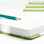 Prudiut Hardcover Pocket Sketchbook, 5" x 5" Square Mini Sketchbook, 98lb/160gsm Heavyweight Tiny Sketch Book, 80 Sheets Small Travel Drawing Journal for Adults, Artist, Ideal for Gift (Emerald Green)