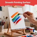 BAKEYBA 100 Pack 5x7 Inch Small Painting Canvas Boards for Kids Blank Canvas Panels White 100% Cotton for Acrylics Oil Watercolor Tempera Paints Art Class Supplies