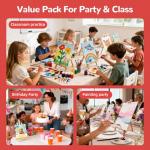 BAKEYBA 100 Pack 5x7 Inch Small Painting Canvas Boards for Kids Blank Canvas Panels White 100% Cotton for Acrylics Oil Watercolor Tempera Paints Art Class Supplies