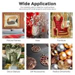 Nicpro Acrylic Paint Metallic, 6 Colors Gold, Silver, Copper, Brass, Bronze, DeepGold, 24oz/720ml Gold Leaf Paint, Non Toxic, Non Fading Paints for Art Painting, Handcrafts, Ideal for Multi-surface