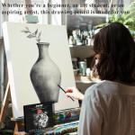 Aenir Sketch Pencils for Drawing, Drawing Pencils Set of 18, 10B–4H Graphite Pencil, Vinyl Eraser, Kneaded Eraser, Sharpener, Blending Stump,Sketch Set for Artists, Art Supplies.