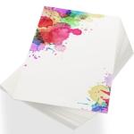 150 Sheets Watercolor Paper, Cold Press 8.5"x11" Water Color Paper Pad Bulk 110 lb/230 GSM Thick Textured Cotton Paint Paper for Watercolorist Painting Drawing Artists Adults