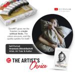 Portrait Palette by ZenART - Old Masters' colors - Professional Oil Paint Set - 8 x Large 1.7 fl Oz (50ml) Tubes - Non-Toxic, Highly Pigmented, Creamy, Lightfast Oil Paints for Eco-Conscious Artists