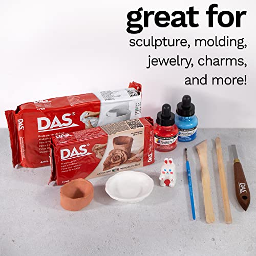DAS Air Hardening Modeling Clay, 2.2 lbs, White