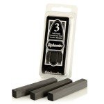 Derwent Alphacolor Soft Pastels, Charcoal, 3 Pastels per Pack (105C)