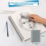 AGPTEK 22 PCS Sketch Drawing Tools, 16 Blending Stumps Set with 2 Sandpaper Pencil Sharpeners, 1 Pencil Extension Tool, 2 Erasers & 1 Felt Bag for Student Sketch Drawing Accessories