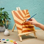 Juvale 12 Pack 13.8-inch Table Top Easels for Painting and Canvas - Wooden Holder Stand for Kids and Artists