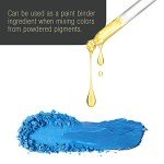 U.S. Art Supply - Refined Linseed Oil -, 500ml / 16.9 Fluid Ounce Container