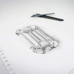 Koh-I-Noor Progresso Woodless Graphite 4-Pencil Set, HB, 2B, 4B, 6B Degrees, 1 Pencil per Degree (FA8911.4BC) , Black