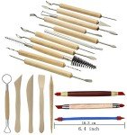 Augernis Pottery Sculpting Tools 32PCS Ceramic Clay Carving Tools Set for Beginners Expert Art Crafts Kid's After School Pottery Classes Club Children Students