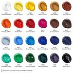 ARTEZA Acrylic Paint Set of 24 Tubes (0.74 oz, 22 ml) Non Toxic Acrylic Artist Paints, Heavy Body Acrylic Paint Art Supplies for Canvas Painting