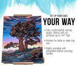 U.S. Art Supply La Jolla Large Adjustable Wood Table Sketchbox Easel, Premium Beechwood - Portable Wooden Artist Desktop Drawer Case - Store Organize Paint Markers, Brushes - Tabletop Drawing Painting