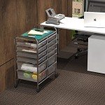 Simple Houseware Utility Cart with 12 Drawers Rolling Storage Art Craft Organizer on Wheels