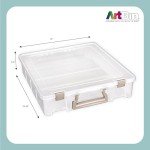 ArtBin Super Satchel 1 Compartment Box Clear Craft Organizer Storage Case