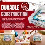 ArtBin Super Satchel 1 Compartment Box Clear Craft Organizer Storage Case