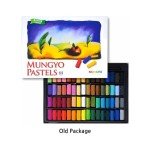 MUNGYO Soft Pastel Set – 64 Vibrant Colors for Artists | Smooth & Blendable | Square Shape
