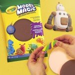Crayola Model Magic 4-Ounce, Earth Tone, Modeling Clay Alternative