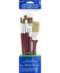Plaid Decorative Paint Brush Set, 44209 (5-Piece), Large