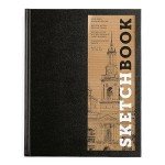 Sketchbook 8.5 x 11" Black Hardcover Mixed Media Sketchbook for Drawing, Acid-Free Quality Paper (128 pages) - Union Square & Co. Sketchbooks
