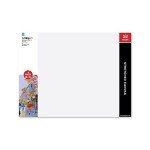 KINGART 808-4 White 18" x 24" Stretched Artist Canvas, Pack of 4, Gesso Primed - 100% Cotton Rectangular Canvases, 5/8" Profile, Art Supplies for Oil and Acrylic Painting