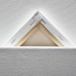 KINGART 808-4 White 18" x 24" Stretched Artist Canvas, Pack of 4, Gesso Primed - 100% Cotton Rectangular Canvases, 5/8" Profile, Art Supplies for Oil and Acrylic Painting