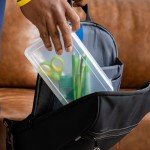 IRIS USA Big Capacity Plastic Pencil Case Box Craft Hobby Art School Office Supply Stackable Storage Organizer Container Pouch with Snap Lid, 10-Pack, Pens Journaling Washi Tape Sticker, Clear, Large