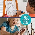 Horizon Group USA Stretched Canvas 11"" x 14"" 8 PK, 16mm Thick, 100% Cotton, for Painting, Pouring, Oil Paint, Multi-Media Art, 8-Pack (204039)