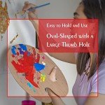 Mr. Pen- Wooden Paint Palette, 2 Pack, Artist Palette, Painting Palette, Oil Paint Palette, Wood Paint Palette, Art Pallet for Painting, Palettes, Wood Paint Pallet, Pallets for Painting, Wood Palette