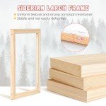 Simetufy 10Pcs Stretched Canvas 5x7, 8x10 (5 of Each) Primed 100% Cotton Art Canvases for Painting for Acrylic Pouring, Oil Paint