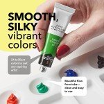 Castle Art Supplies 24 x 12ml Watercolor Paint Set | Value for Adult Artists | Quality, Intense Colors | Just Squeeze the Tube, Mix with Water and Get Creative | In Delightful Presentation Box