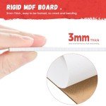 Simetufy 42 Pack 5x7 Inch Canvas Boards for Painting, 8oz Pre-Primed Small Canvas Panels, Acid-Free 100% Cotton for Acrylics Oil Watercolor Paints